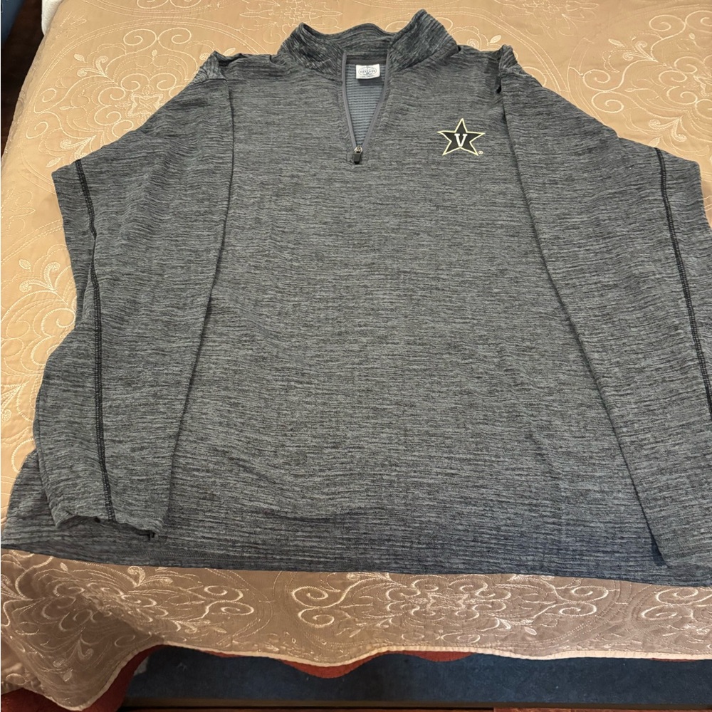Vanderbilt Rivalry Threads Charcoal Quarter-Zip Pullover
